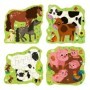 Ravensburger - Puzzle Up animale de la ferma 4 puzzle contur 4 6 8 10 piese Ravensburger - 3